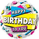 18" Happy Birthday to You Balloon