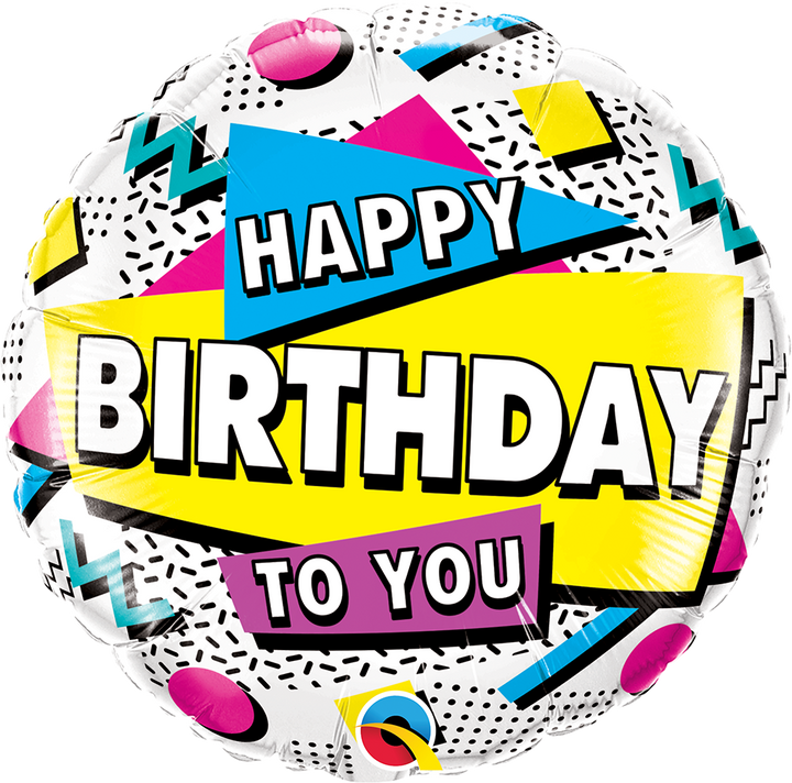 18" Happy Birthday to You Balloon