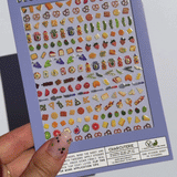 Nail Art Stickers - Charcuterie