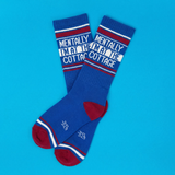 Gumball Poodle Gym Socks 'Mentally I'm at the Cottage'