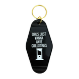 Girls Just Wanna Have Guillotines - Keychain