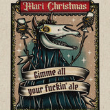 Festive Cryptids Holiday Card