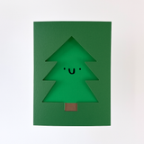 Die Cut Christmas Tree Holiday Card