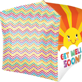15" Sun Beam Get Well Soon Cubez Balloon