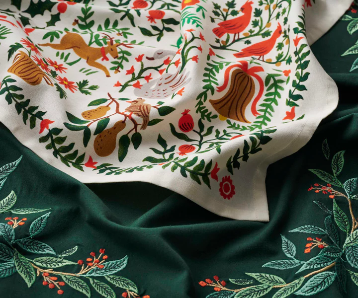 Rifle Paper Co. Tea Towel - Christmastide