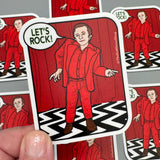 Twin Peaks Sticker - Man From Another Place