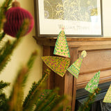 Midcentury Trees Sewn Garland