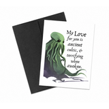 Cryptic Paper Co. Love/Anniversary Card - Ancient, Cultic, & Terrifying