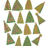Midcentury Trees Sewn Garland