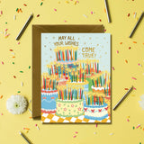 Retro So Many Candles Birthday Card