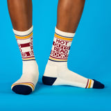 Gumball Poodle Gym Socks 'Hot Guys Read Books'