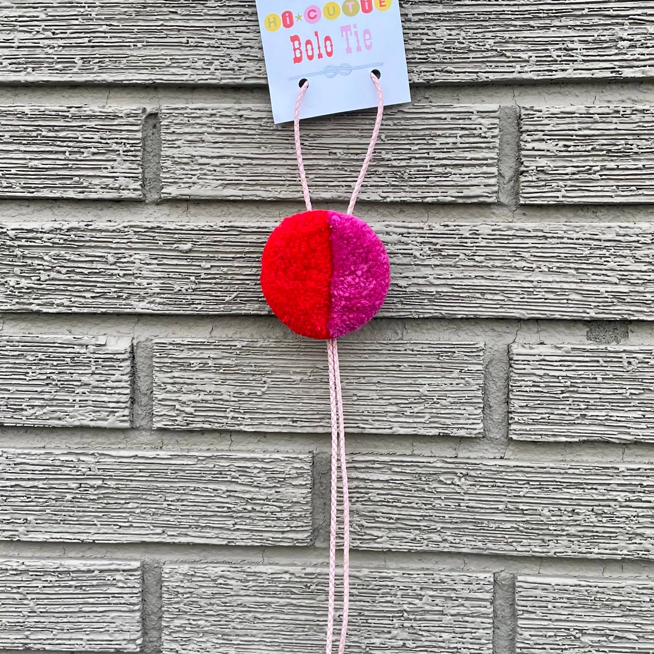 Tufted Bolo Tie