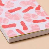 Shrimp Cocktail Letterpress Spiral Pocket Notebook