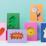 Die Cut Christmas Tree Holiday Card