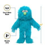 Silly Puppets 14" Monster - Blue