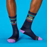 Gumball Poodle Gym Socks 'Gay Gourmet'