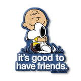 Charlie Brown & Snoopy Good Friends Magnet