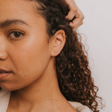 Mini Energy Gem Earrings - Citrine / Gold