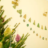 Midcentury Trees Sewn Garland
