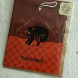 Scaredy Cat Season Ornament Card