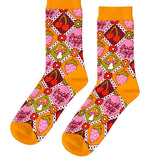 Fuck Off Retro Crew Sock - Small