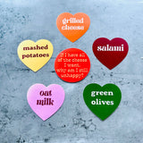 Heart Shaped Sticker - Grilled Cheese