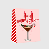 Full of Holiday Spirit Espresso Martini Christmas Gift Bag