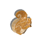 Hand-painted Squirrel Claw Hair Clip