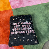 'Hot Girls Cry Over Fictional Characters' Book Sleeve