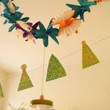 Midcentury Trees Sewn Garland