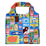 Kawaii Cat Food Art Sack Eco Tote by Naomi Wilkinson