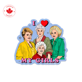 I ♥ My Golden Girls - Sticker