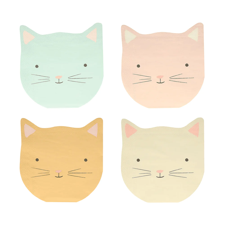 Small Napkins Cats