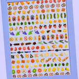 Nail Art Stickers - Charcuterie