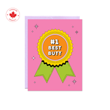 #1 Best Butt - Love/Anniversary Card
