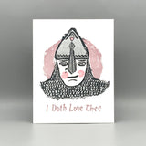 Westland Press Love/Anniversary Card - I Doth Love Thee