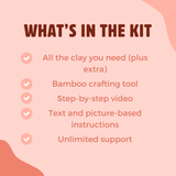 Arctic Fox Clay Crafting Kit