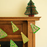 Midcentury Trees Sewn Garland