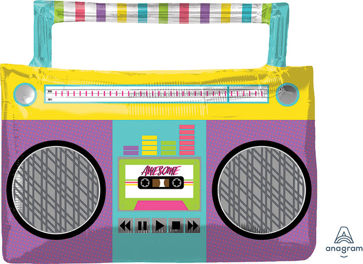 27" Awesome Boombox Balloon