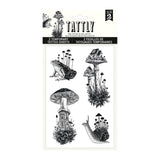 Mystical Journey Mushroom Tattoo Sheet