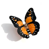 Hand-painted Monarch Butterfly Claw Hair Clip