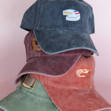 Idlewild Embroidered Washed Burgundy Hat - Pretzel