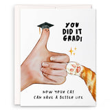 Thumbs Up Graduation Card
