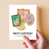 Liyana Studio Birthday Card - Multiverse Dog Party
