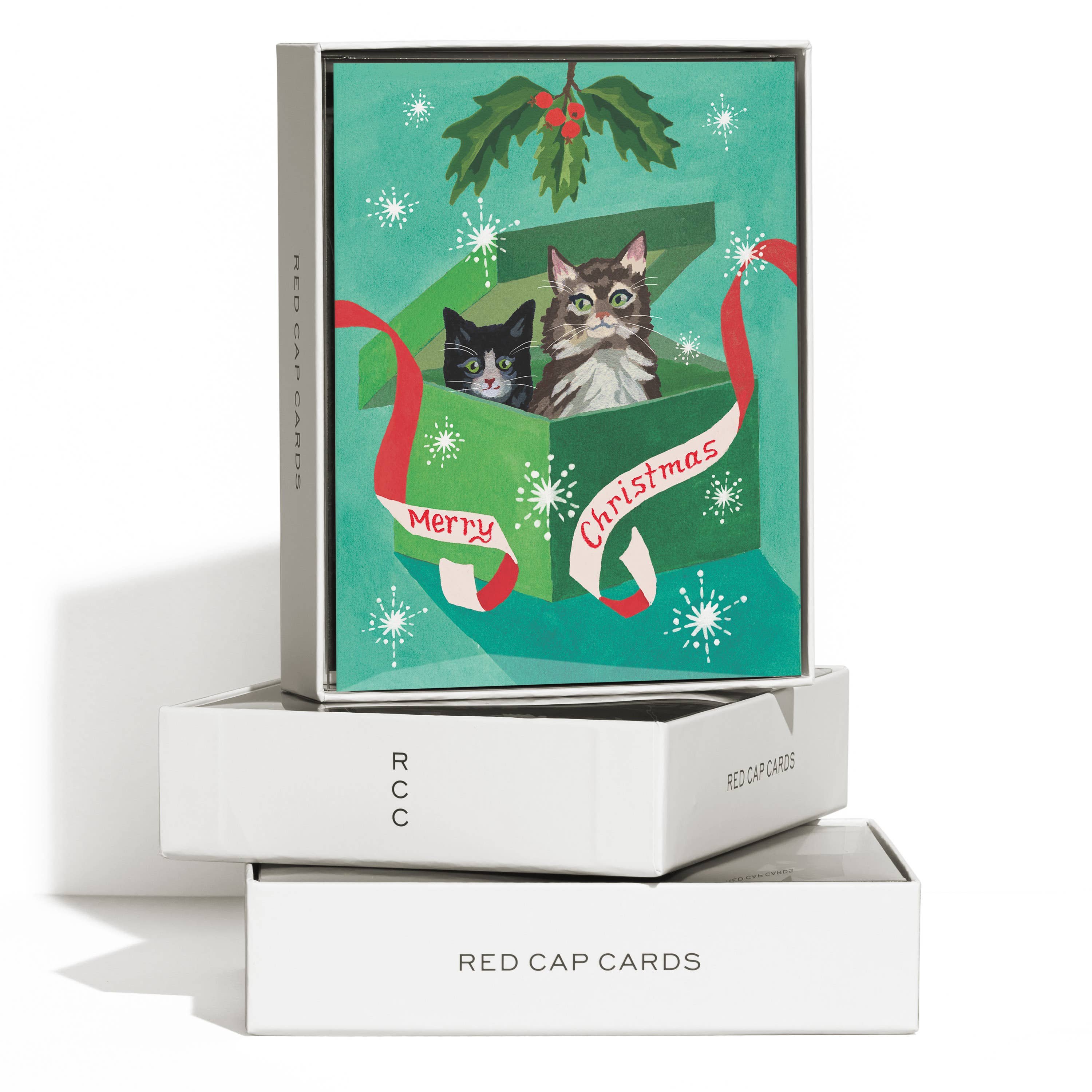 Meowy Christmas Holiday Card