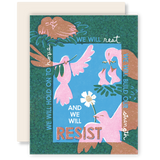 Rest, Build, Hold, Resist Activism Everyday Card