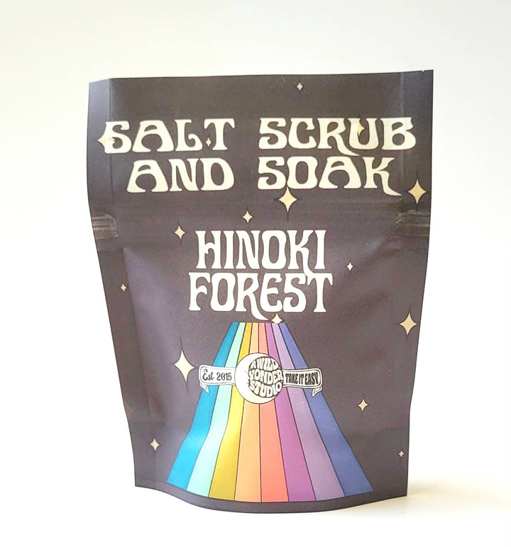 Hinoki Forest Bath Soak Scrub Pouch