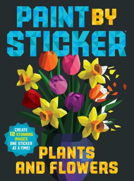 PBS:Paint By Stickers Plants and Flowers