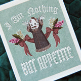 Count Orlock (in His Stinky Fur Coat) Art Print