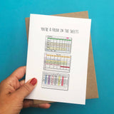 Freak in the Sheets Love/Anniversary Card